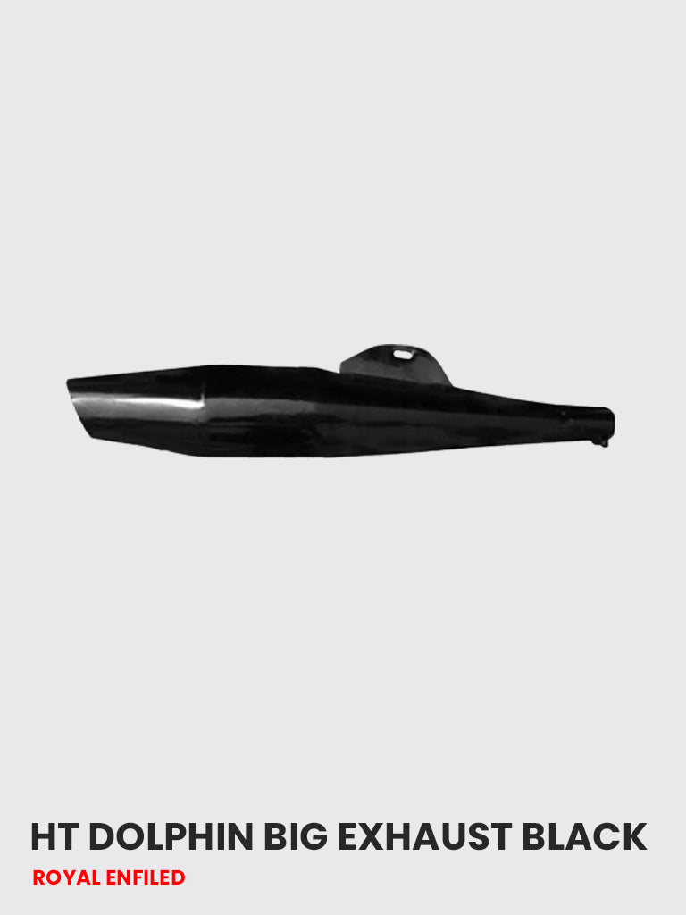 HT Dolphin Big Black Exhaust - High-Performance RE 081B