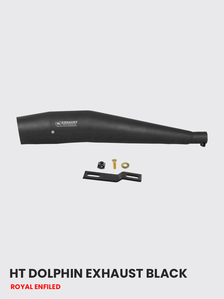 HT Dolphin Black Exhaust - RE 083B