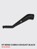HT Bend Cobra Exhaust Black Finish - RE 090B