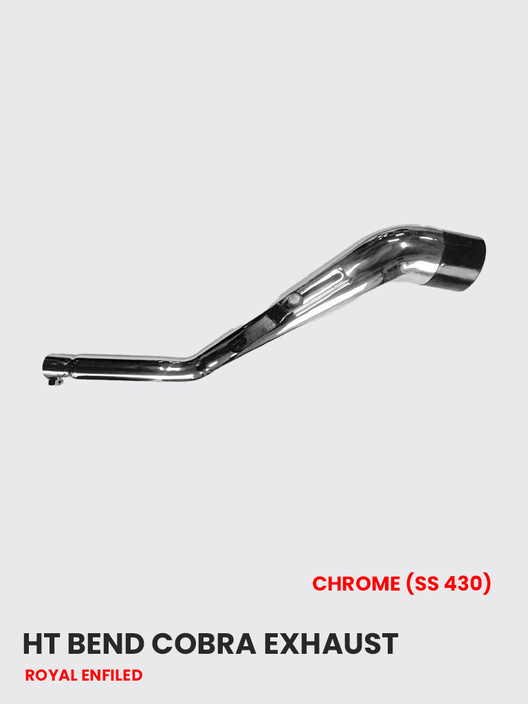 HT Bend Cobra Chrome Exhaust for SS 430 – RE 090C