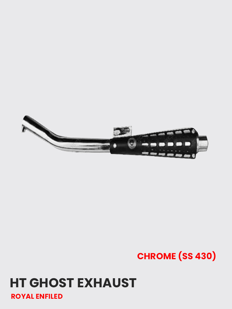 HT Ghost Chrome Exhaust System (SS 430) - RE 097C
