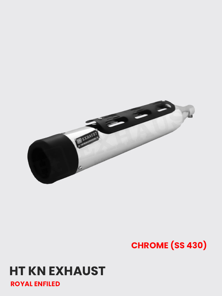 HT KN Chrome Exhaust for SS 430 Stainless Steel – RE 099C