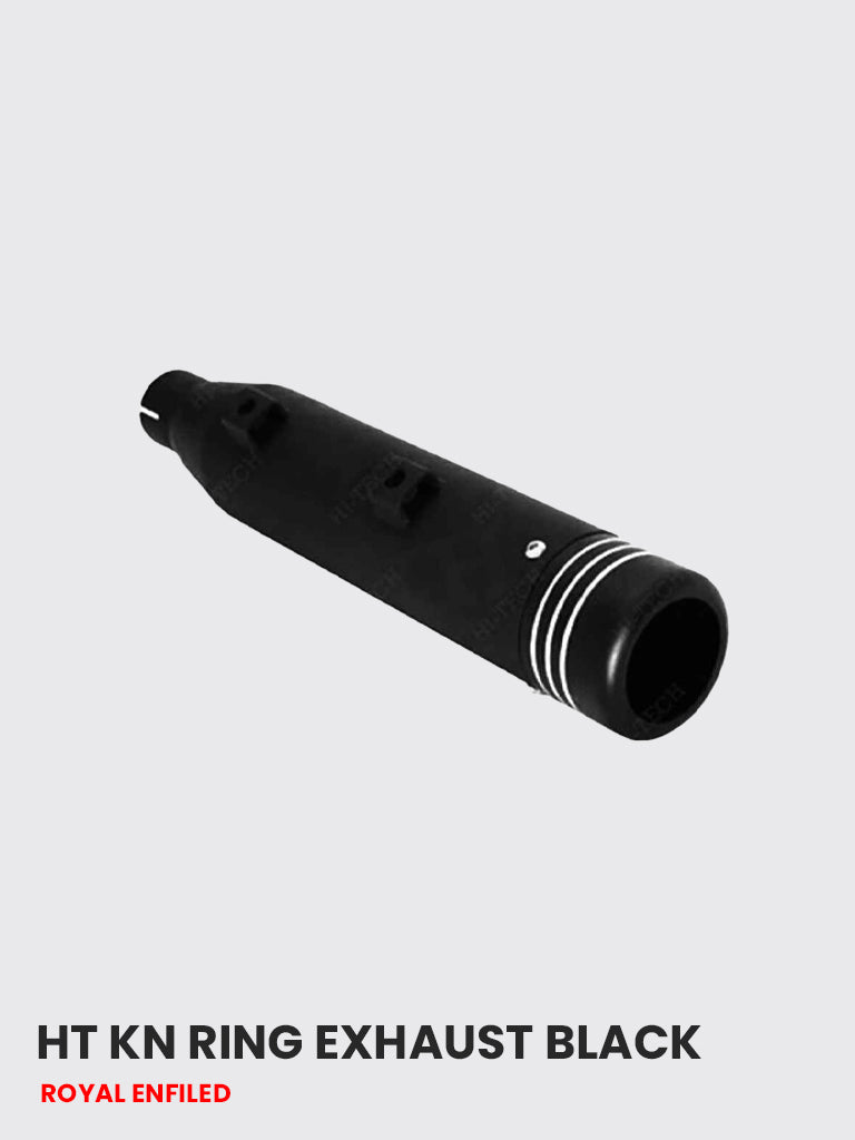 HT KN Ring Exhaust Black Finish - RE 112B