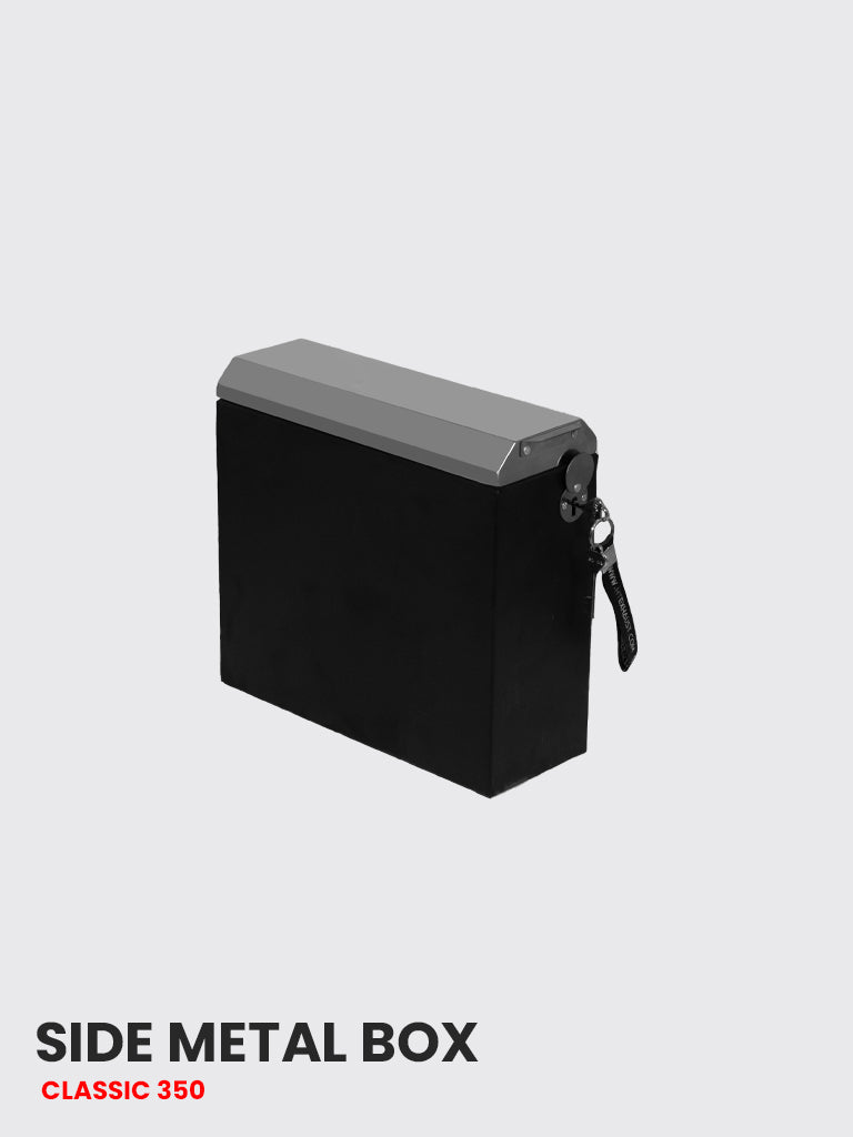 Side Metal Box Right Side BOX 107 for Royal Enfield Classic 350 Upto 2020 Luggage Accessory - Moto Modz