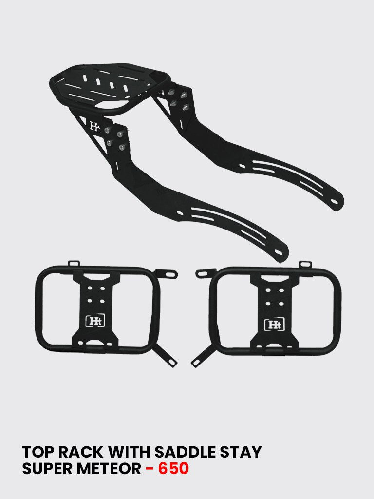 METEOR 650 Top Rack with Saddle Type 2 – Secure, Easy-Install Carrier (RESM 109)