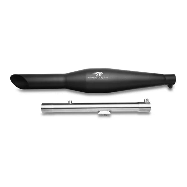 Rumbler Ace Black Exhaust for Royal Enfield Classic Reborn 350 Meteor 350 BS6 Post 2021 - Moto Modz