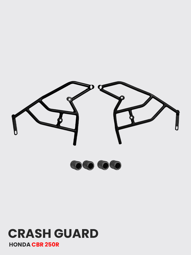 Premium CBR 250R Crash Guard with Durable Metal Slider - SB 735