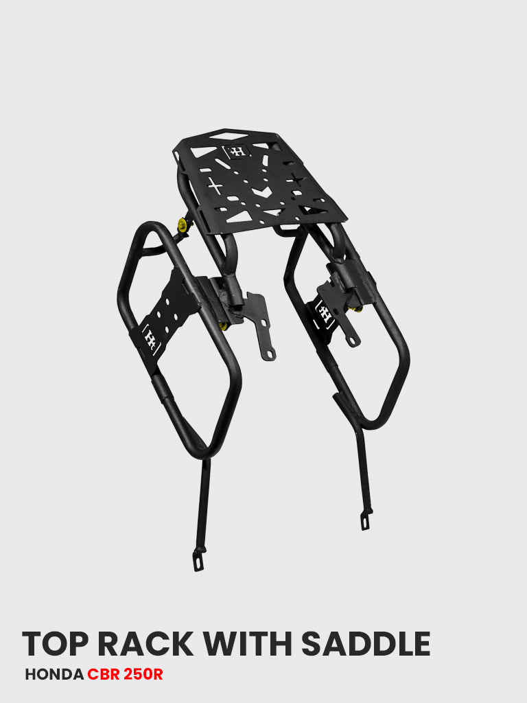 Matte Black Top Rack with Saddle Stay for Honda CBR 250R – SB 744