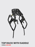 Matte Black Top Rack with Saddle Stay for Honda CBR 250R – SB 744
