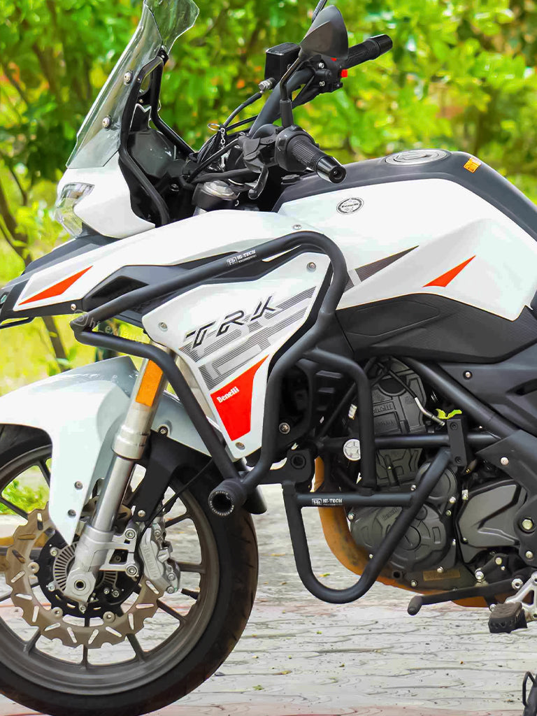 Benelli TRK 251 Crash Guard with 2 Metal Sliders – Matte Black Finish (SB 784)