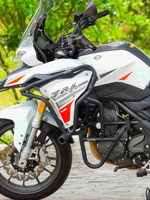 Benelli TRK 251 Crash Guard with 2 Metal Sliders – Matte Black Finish (SB 784)