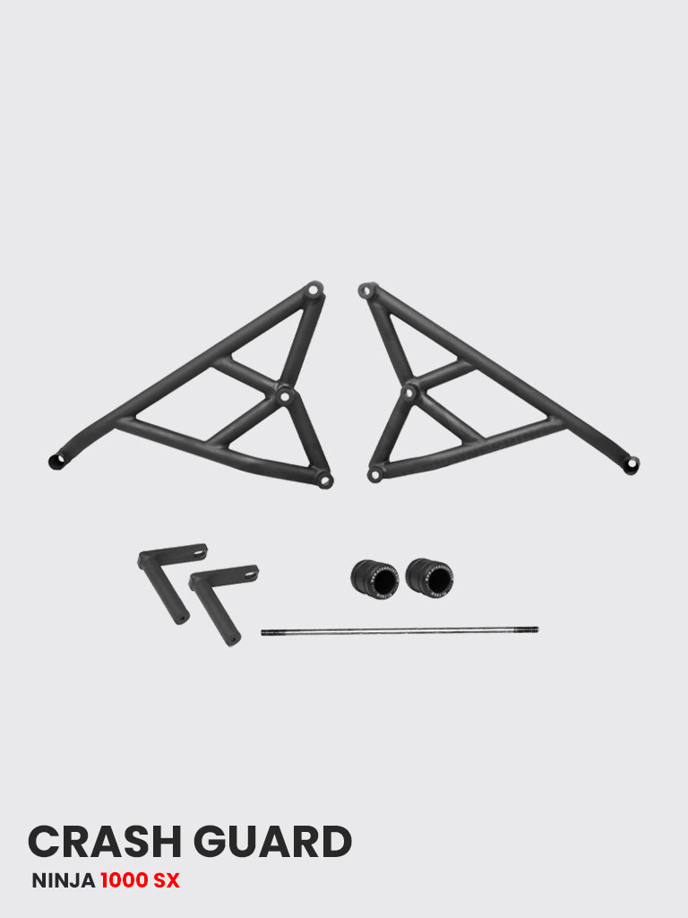 Premium Crash Guard with Heavy-Duty Metal Sliders for Kawasaki Ninja 1000 SX 2022 – SB 811