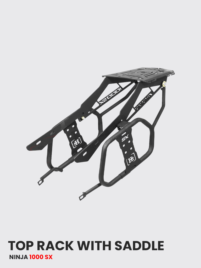 Kawasaki Ninja 1000 SX 2022 Top Rack & Saddle Stay - Matte Black (SB-813)