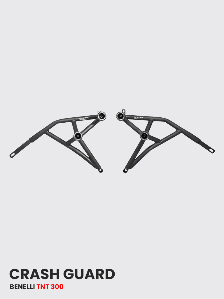 Benelli TNT 300 Crash Guard with Metal Sliders – Matte Black Finish (SB 816)