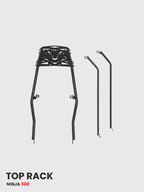 Kawasaki Ninja 300 Top Rack SB-837 - Heavy-Duty Motorcycle Luggage Rack