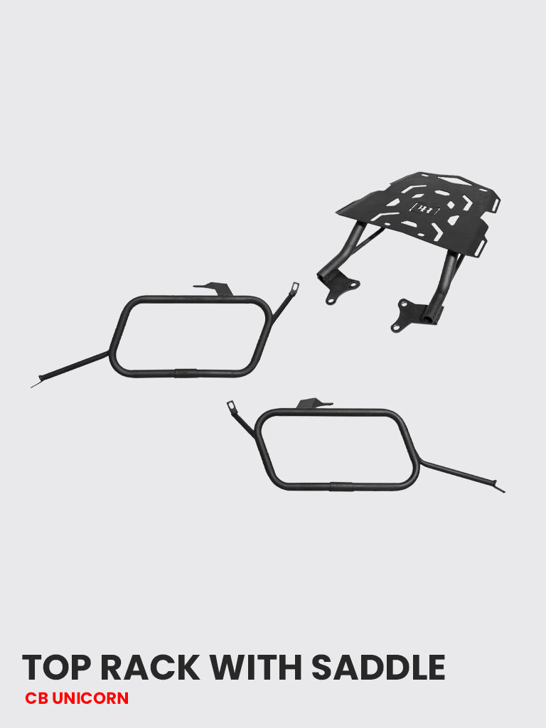 Premium Top Rack with Saddle for Honda CB Unicorn – SB 875
