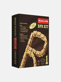 Brass plated motorcycle chain kit box featuring Rolon BPR Kit and sprocket illustrations.