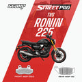 TVS Ronin 66bhp Street Pro Semi-Ceramic Brake Pads