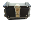 LGP 10 litres Aluminium Top Box – Black, Universal Fit for All Motorcycles