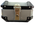 LGP 10 L Aluminium Top Box – Silver, Universal Fit for All Motorcycles