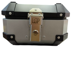LGP 10 L Aluminium Top Box – Silver, Universal Fit for All Motorcycles