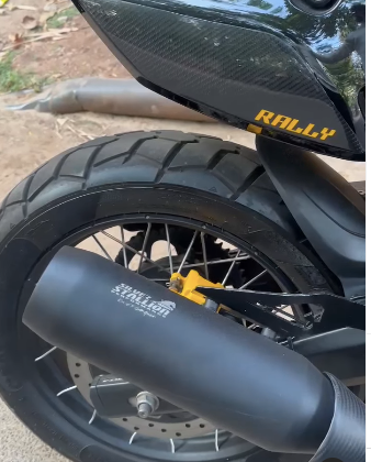 RE Himalayan 450 – Guerrilla 450 | Silver Stallion Cross Country | Dyno-Optimized High-Performance Exhaust System | Black | Lifetime Warranty