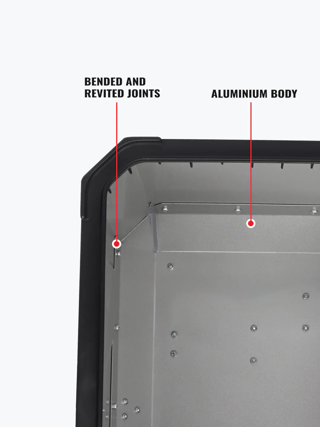 LGP Rainbow Aluminum Top Box – 45L Large Capacity, Universal Fit for All Motorcycles, Premium Color-Plated Finish