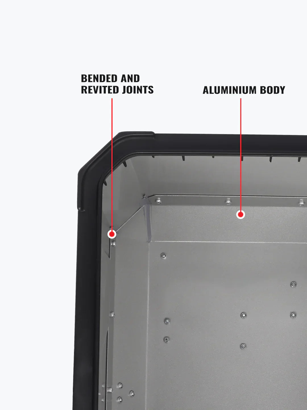 LGP Heavy-Duty Top Case / Top Box X 65L – Premium aluminium, Universal fit