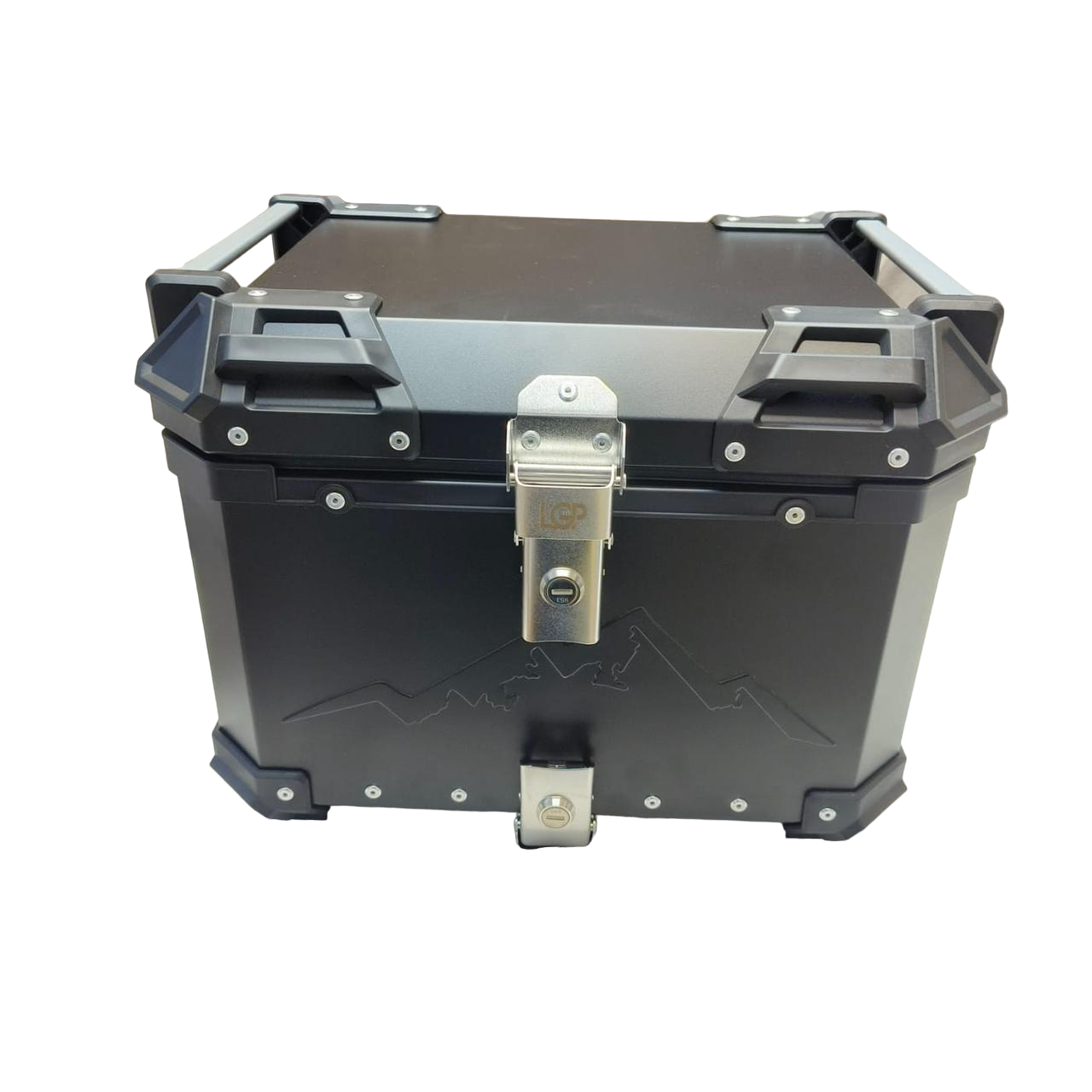 Adventure Top Box 45L Universal Premium Black by LGP — Fits Himalayan 411/450 (Case)