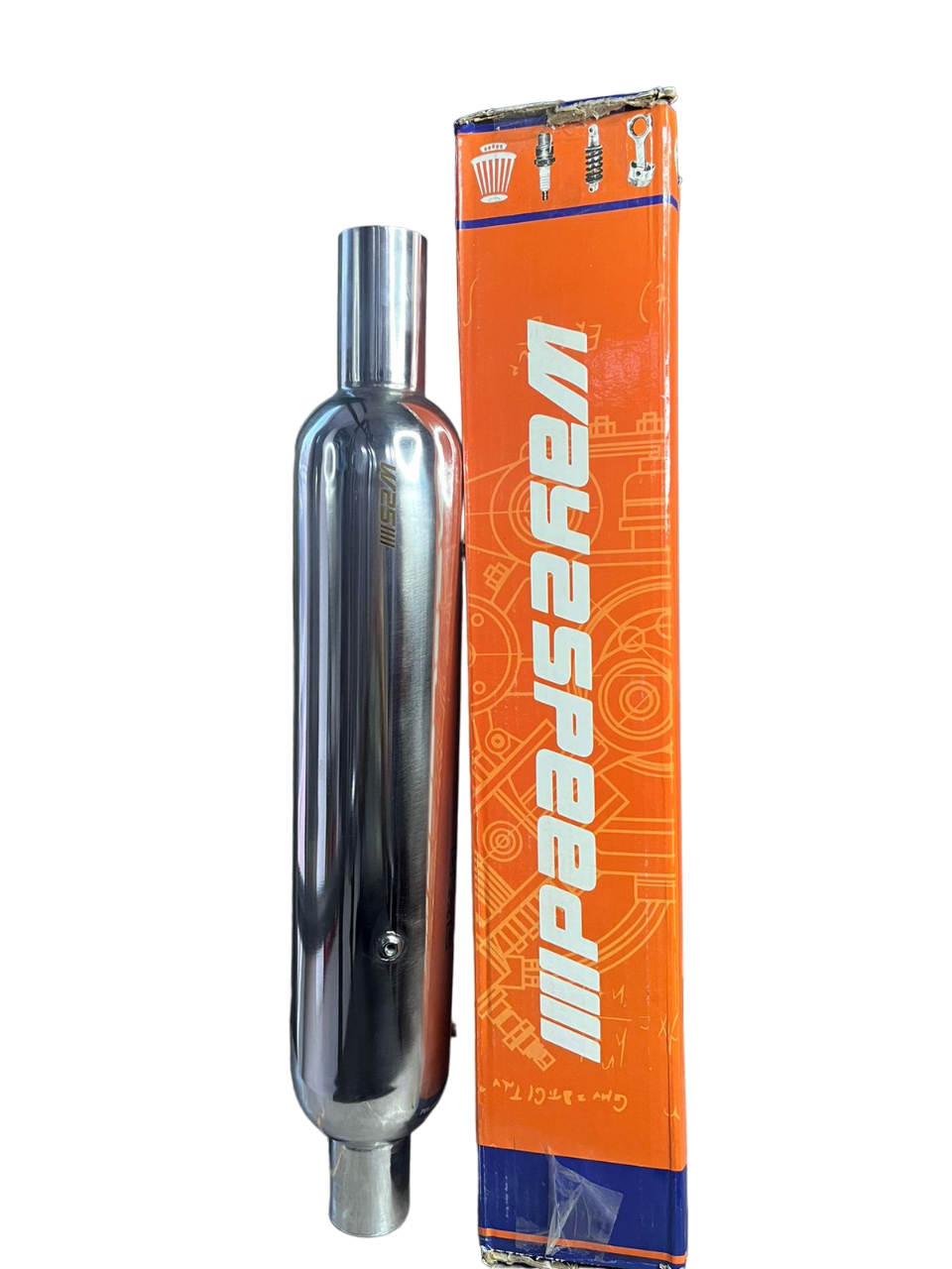 Way2Speed Performance Shooter Exhaust Gloss Finish for Royal Enfield Classic 350 Reborn - Moto Modz