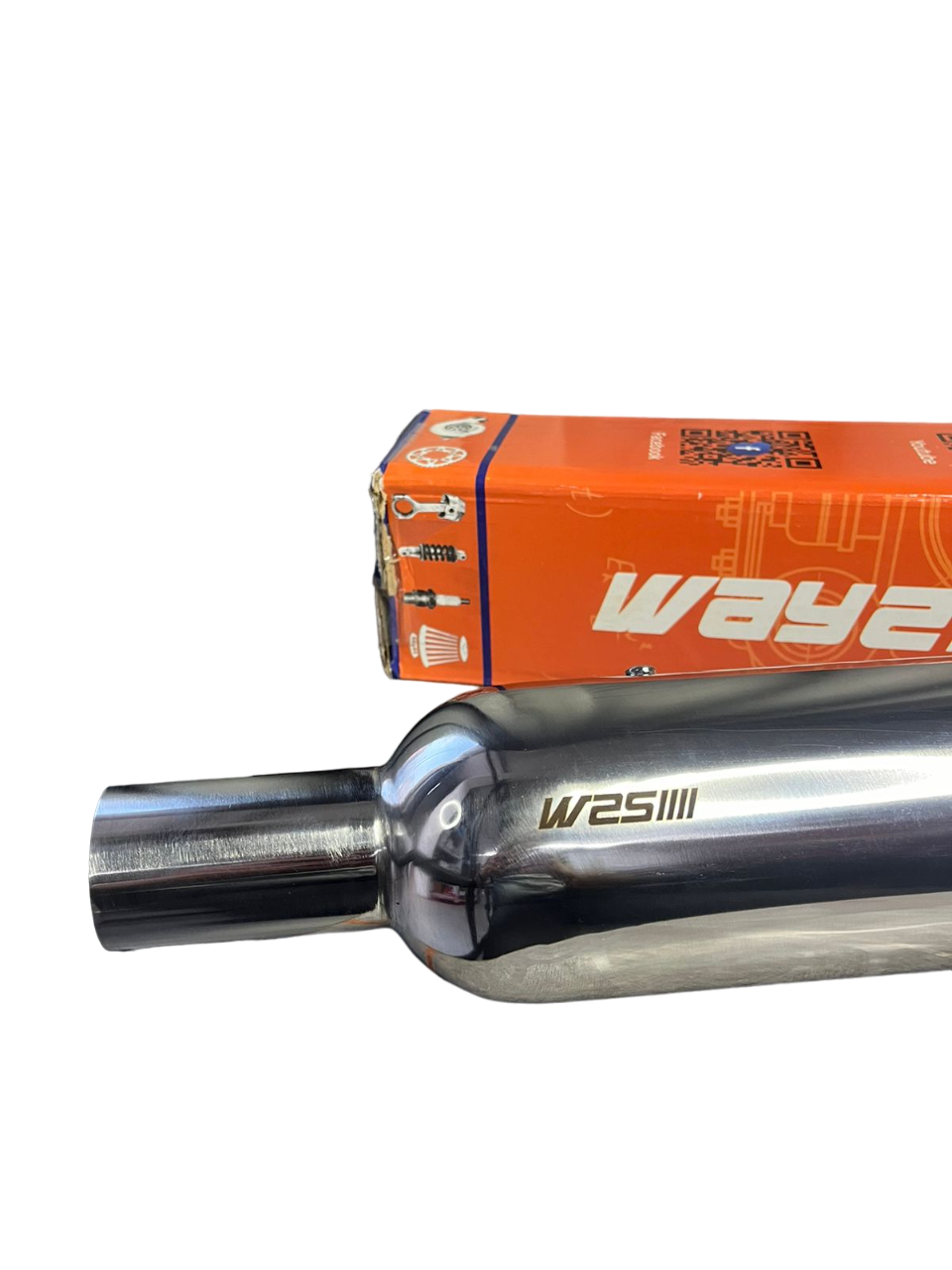 Way2Speed Performance Shooter Exhaust Gloss Finish for Royal Enfield Classic 350 Reborn - Moto Modz