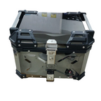 LGP Black Titanium Large-Capacity Aluminium Top Box, 45 L, Fits All Motorcycles