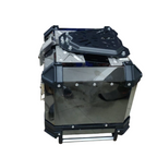 LGP Black Titanium Large-Capacity Aluminium Top Box, 45 L, Fits All Motorcycles