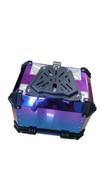 LGP Rainbow Aluminum Top Box – 45L Large Capacity, Universal Fit for All Motorcycles, Premium Color-Plated Finish