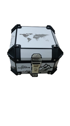 LGP 18 Litre Aluminium Top Box with Adventure Graphics – Universal 2.0, Fits All Motorcycles