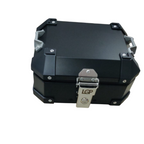 LGP 10 litres Aluminium Top Box – Black, Universal Fit for All Motorcycles
