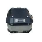 LGP 10 L Aluminium Top Box – Silver, Universal Fit for All Motorcycles