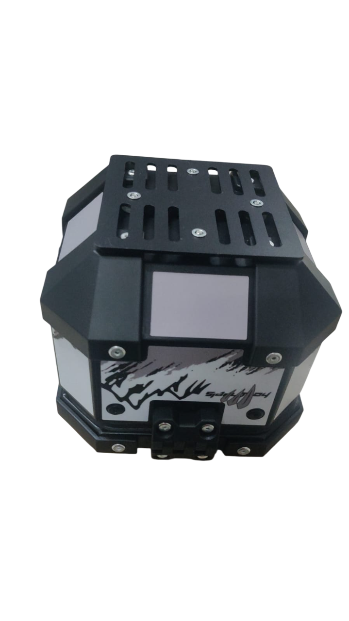 LGP Premium 5-Litre Aluminium Top Box with Adventure Graphics