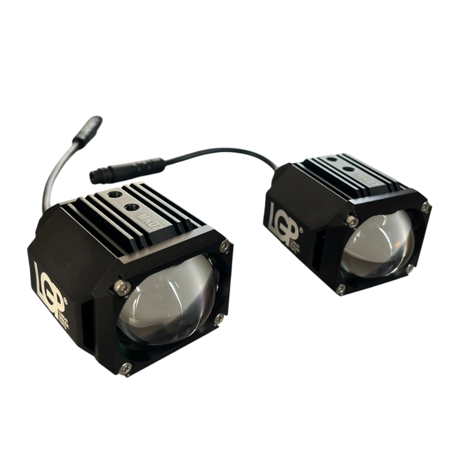 MK07 Spotlight - IP67 Waterproof Auxiliary Light with Harness, Universal Fit for Motorcycles and Cars, Premium by LGP, 18-Month Warranty