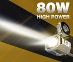 MK07 Spotlight - IP67 Waterproof Auxiliary Light with Harness, Universal Fit for Motorcycles and Cars, Premium by LGP, 18-Month Warranty
