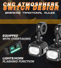 MK07 Spotlight - IP67 Waterproof Auxiliary Light with Harness, Universal Fit for Motorcycles and Cars, Premium by LGP, 18-Month Warranty