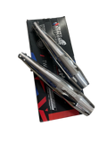 RE Interceptor 650 /GT 650 | SILVER STALLION | DYNO High Performance Exhaust System | Silver Glossy finish | Twin, SS304 - LIFE TIME WARRANTY