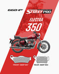 Royal Enfield Electra 350 Street Pro Semi Ceramic Brake Pads Motorcycle Accessory - Moto Modz
