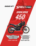 Royal Enfield Himalayan 450 Street Pro Semi Ceramic Brake Pads Motorcycle Accessory - Moto Modz

