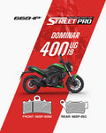 Bajaj Dominar 400 UG19 Street Pro Semi Ceramic Brake Pads Motorcycle Accessory - Moto Modz
