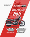 Royal Enfield Super Meteor 650 Street Pro Semi Ceramic Brake Pads Motorcycle Accessory - Moto Modz
