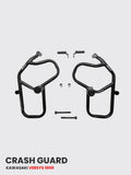 Hitech Versys 1000 Crash Guard with Metal Sliders – Matte Black – SB 529