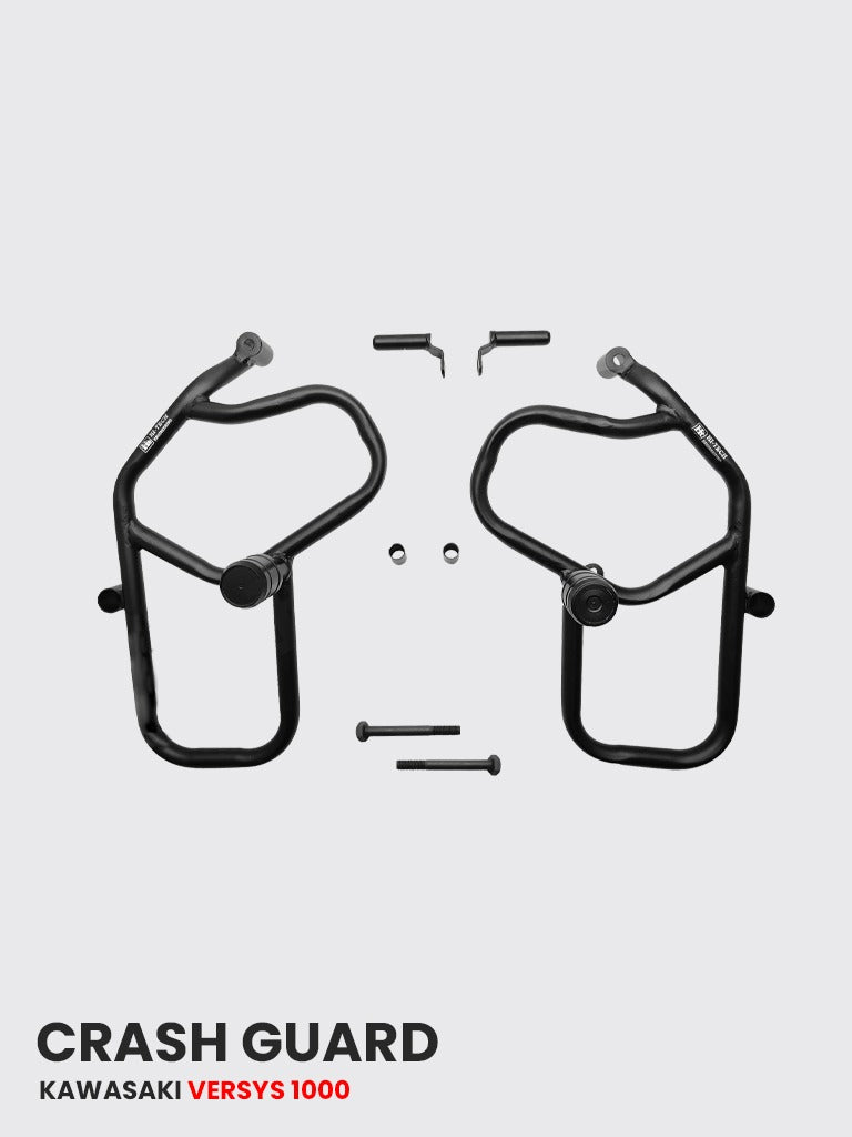 Hitech Versys 1000 Crash Guard with Metal Sliders – Matte Black – SB 529