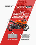 KTM Duke RC 390 Street Pro Semi Ceramic Brake Pads Motorcycle Accessory - Moto Modz

