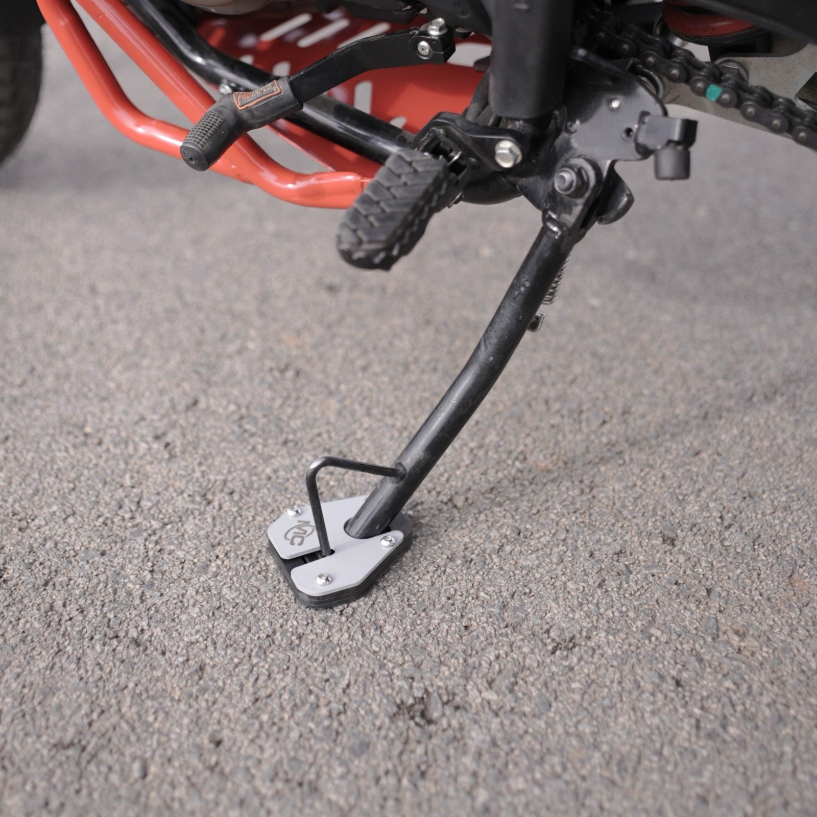 Heavy-Duty Side Stand Extender for Hero XPulse 210 – Enhanced Stability and Safer Parking